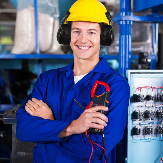 Hard Hat Ear Muffs for Noise Reduction Hearing Protection in Construction Industrial Environments Comfortable Lightweight ABS