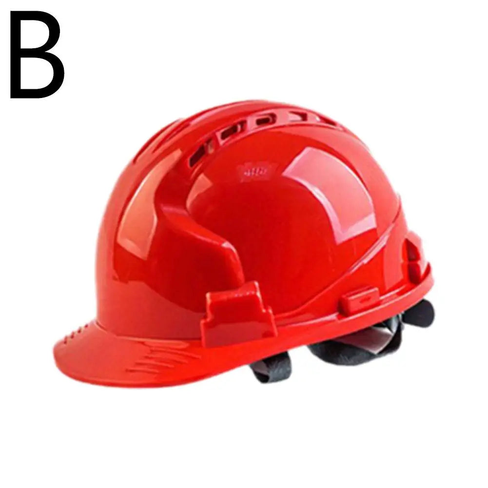 Construction Safety Helmet Hard Hat ABS Thicken Anti Strong Rolling Adjustable High-end Industrial Climbing Solid Color Helmet