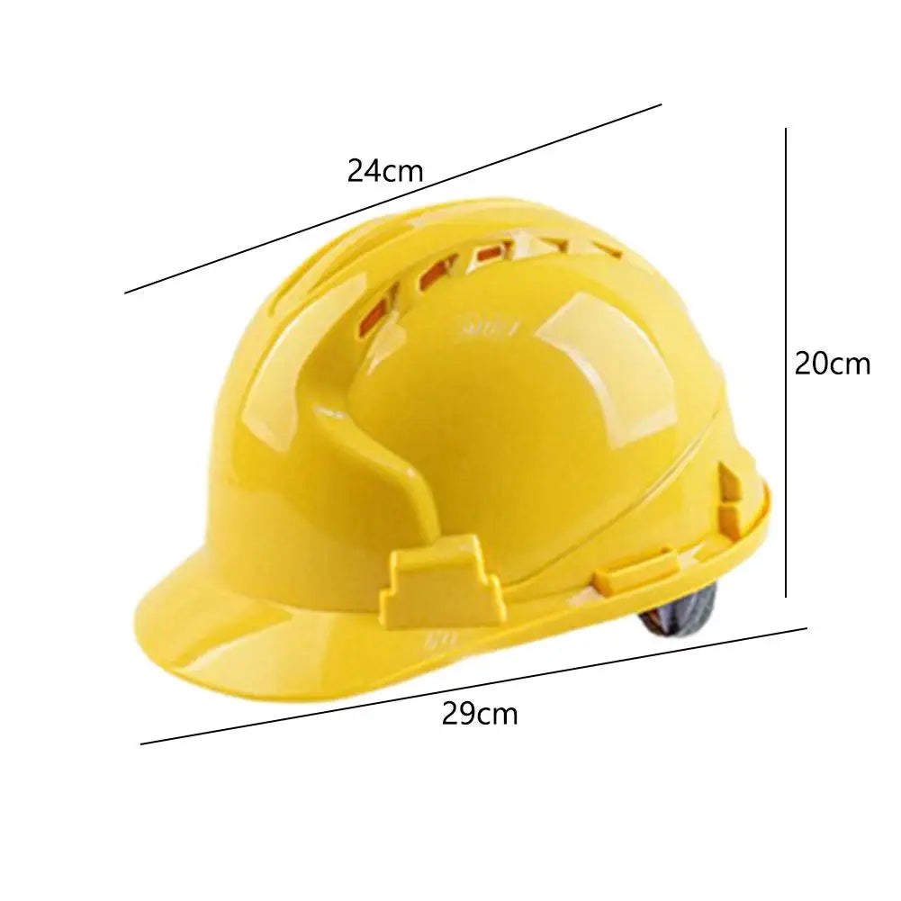 Construction Safety Helmet Hard Hat ABS Thicken Anti Strong Rolling Adjustable High-end Industrial Climbing Solid Color Helmet