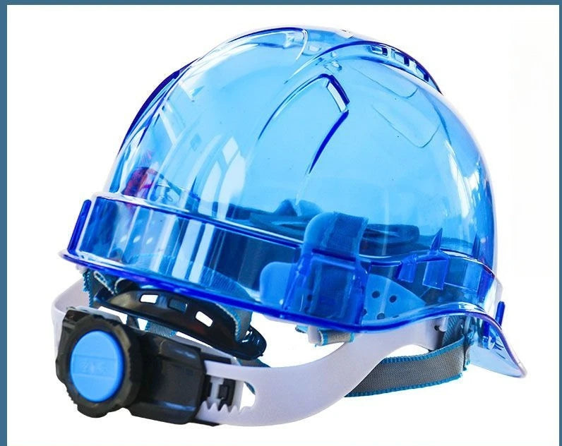 Transparent Safety Hard Hat Custom Printing Anti Impact Construction Helmet Electric Bike Riding OSHA ANSI Certified Visibility