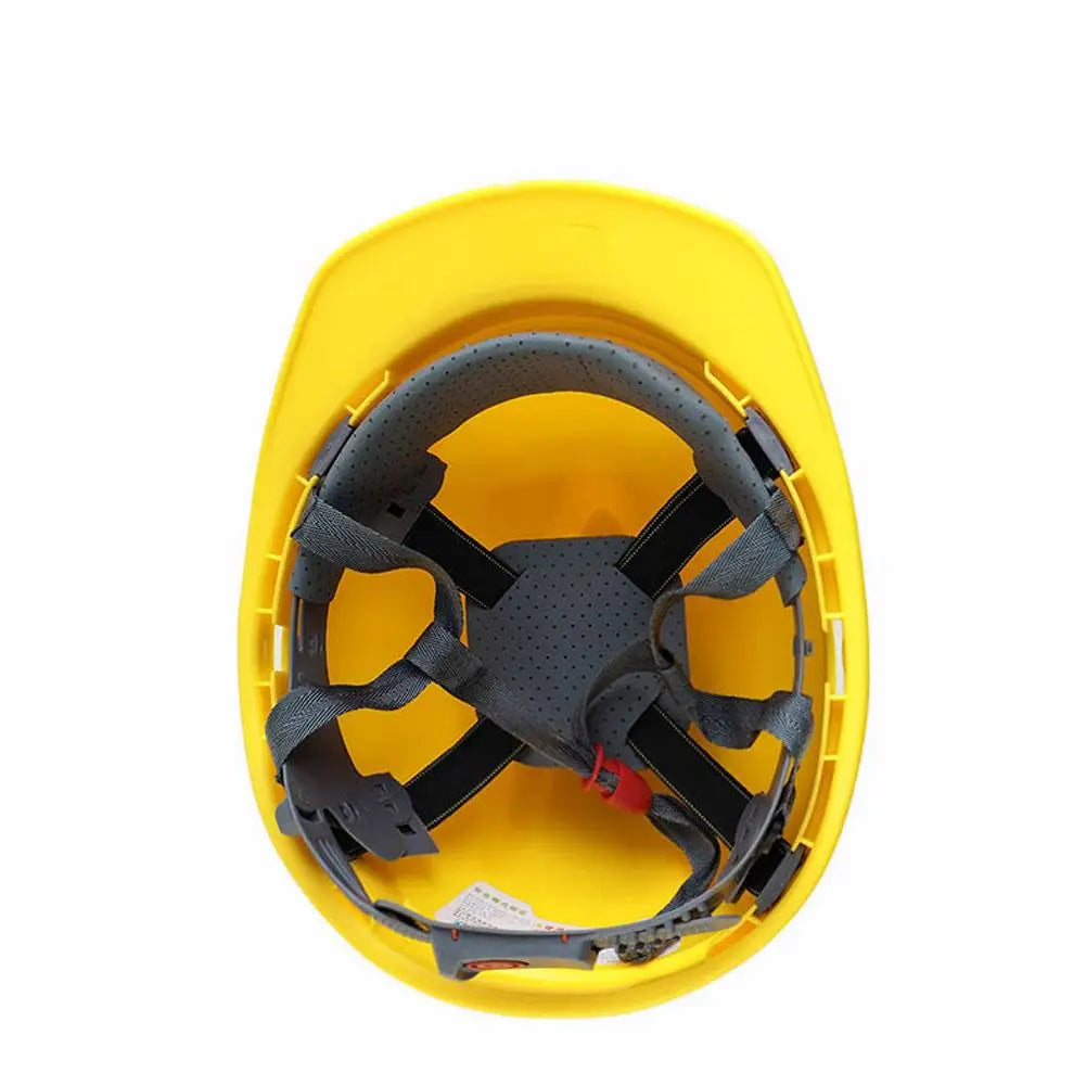 Construction Safety Helmet Hard Hat ABS Thicken Anti Strong Rolling Adjustable High-end Industrial Climbing Solid Color Helmet