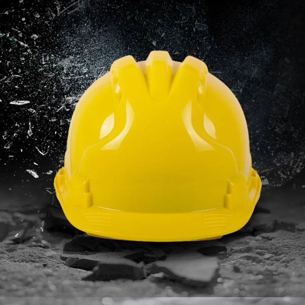 Construction Safety Helmet Hard Hat ABS Thicken Anti Strong Rolling Adjustable High-end Industrial Climbing Solid Color Helmet