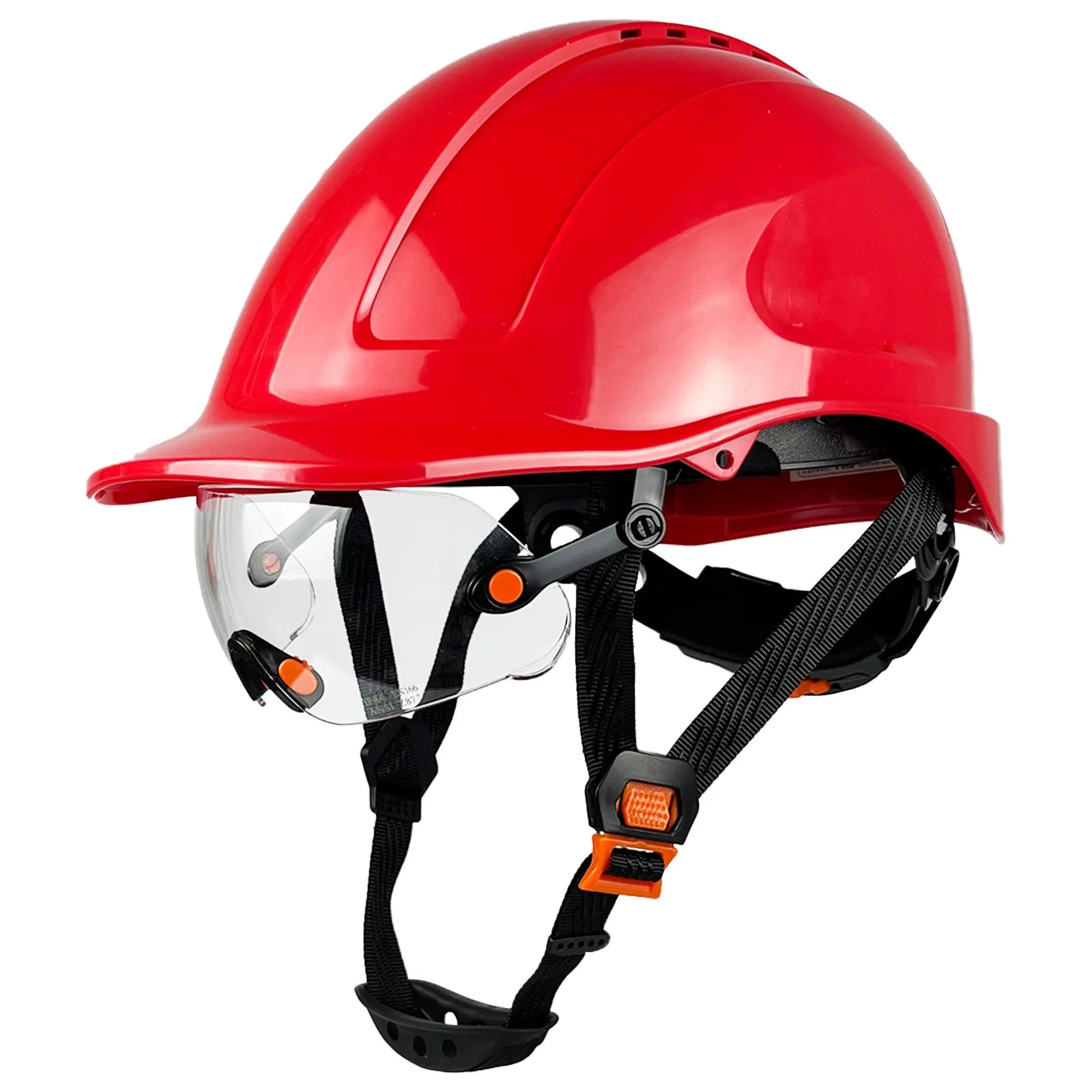 High-Quality ABS Construction Safety Helmet with Goggles And Visor ANSI Certified Industrial Work Hard Hat with Light Head Prote
