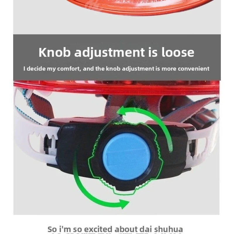 Transparent Safety Hard Hat Custom Printing Anti Impact Construction Helmet Electric Bike Riding OSHA ANSI Certified Visibility