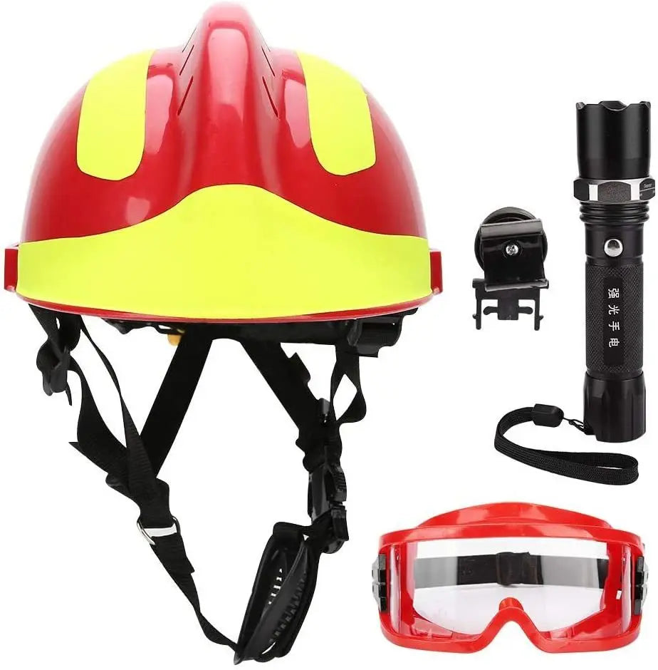 F2 Emergency Rescue Helmet Firefighter Safety Helmets Workplace Fire Protection Hard Hat Accessories Safety Construction Helmet