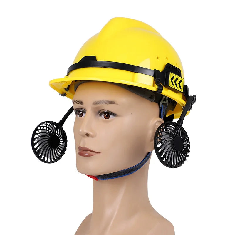 Hard Hat with Fan Construction Site Special Accessories Summer Sun Protection Helmet Men's Breathable Sun Hat Brim Sun Hat