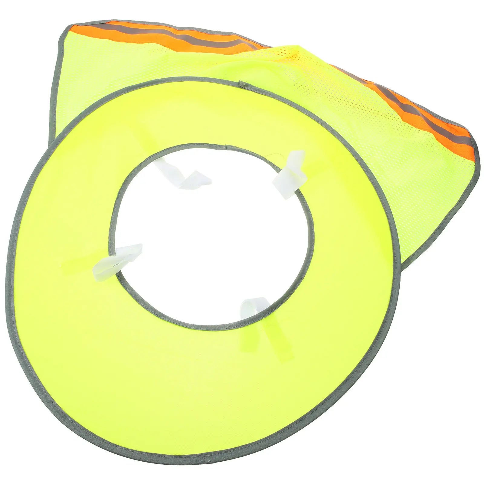 Safety Visor Hard Hat Sun Shade with Full Brim and Reflective Strips for Construction Railway Workers Neck Face Sun